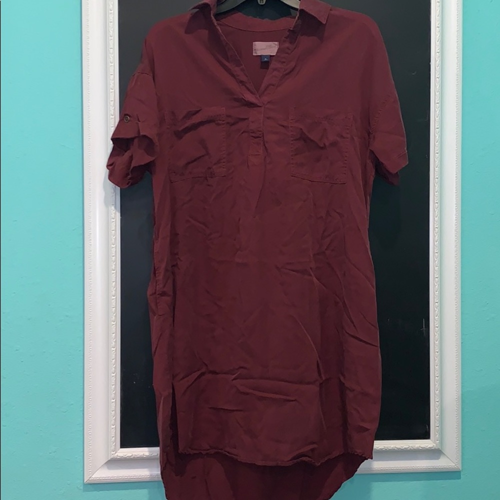 Maroon dress!